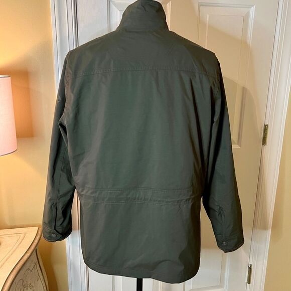 EUC Men's Timberland Waterproof Dark Olive Green Classic Field Jacket Size XL - Picture 4 of 8
